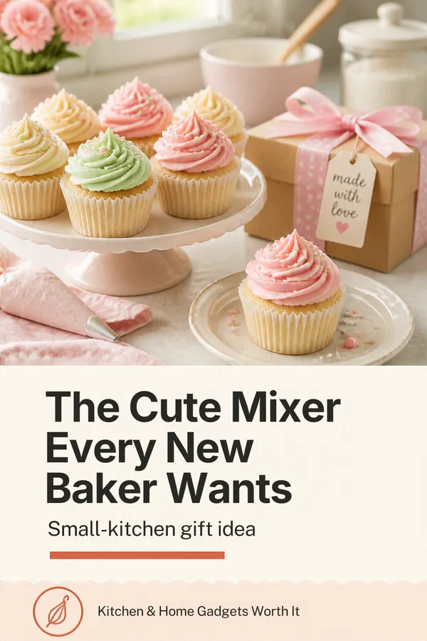 Cute Small Stand Mixer: The Perfect Gift for New Bakers