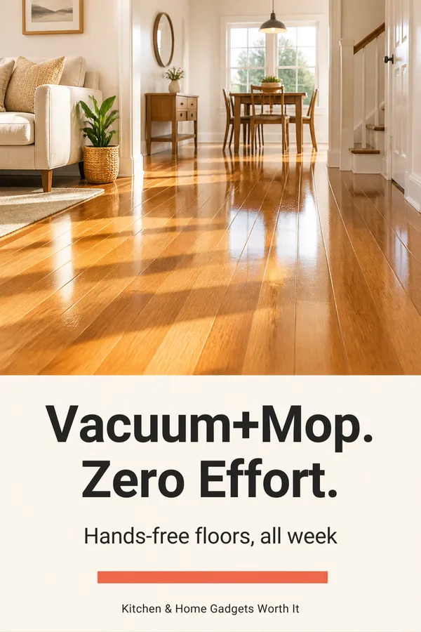 Vacuum + Mop in One Robot: Hands-Free Floors